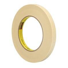 3M Scotch 232 high-performance masking tape in tan, 1/2 inch by 60 yards, ideal for precise masking and painting projects.