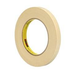 3M Scotch 234 general purpose masking tape in tan, 1/2 inch wide and 60 yards long, ideal for painting and masking projects.