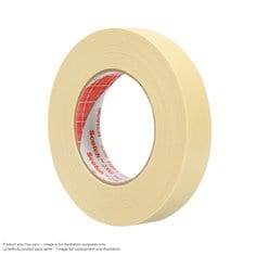 3M Scotch 2380 Tan Performance Masking Tape, 1/2 inch x 60 yards, suitable for painting and surface protection.