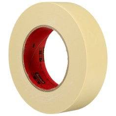 3M Scotch 2393 premium high temperature masking tape in tan, 1.4-inch width, 60 yards length, suitable for heat-resistant masking.