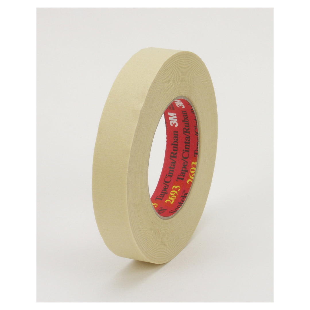 3M Scotch 2693-100X55 - High Performance Masking Tape Tan (4 Inch x 60 Yards) 7100093911 - eGrimesDirect