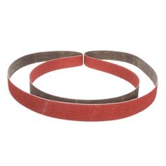 3M Cubitron AM34117 - 1-1/2 Inch x 88-5/8 Inch 984F 36 Grit Cubitron Cloth Y Flex Closed Ceramic Wet / Dry Orange Sanding Belt 7100134117 - eGrimesDirect
