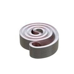 3M Trizact AB51201 narrow belt with aluminum oxide abrasive, 3-inch by 132-inch, flexible rayon cloth backing, A30 grit.
