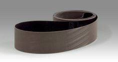 3M Trizact AB69017 narrow belt, 4-inch by 132-inch, with A16 grit, aluminum oxide abrasive and heavy cotton backing.