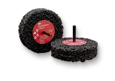 3M Scotch-Brite SB14780 - Scotch-Brite Clean &amp; Strip Disc D2 4 in x 1 in x 1/4 in S Extra-Coarse 7000120711 - eGrimesDirect