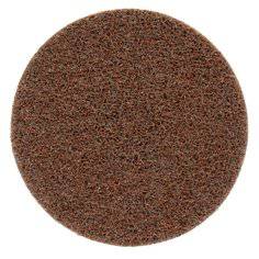 3M Scotch-Brite SB18077 surface conditioning disc, medium grit, 4.5-inch non-woven disc with quick change attachment.