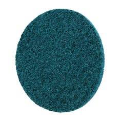 3M Scotch-Brite non-woven scrim-backed disc for surface conditioning, very fine grit, 4.5-inch diameter, used for polishing and finishing.