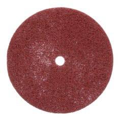 3M Scotch-Brite SB79117 non-woven discs, high strength, very fine grit, 6-inch diameter, 1/2-inch thickness for surface finishing.