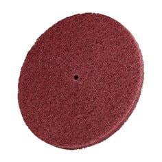 3M Scotch-Brite SB27748 high-strength 6-inch non-woven disc with very fine abrasive surface for surface finishing and polishing.