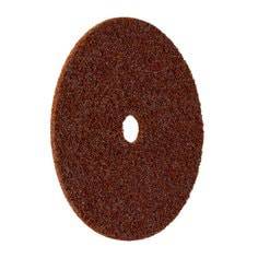 3M Scotch-Brite SB69412 surface conditioning disc, 5-inch non-woven disc, super fine grade for surface finishing and polishing.