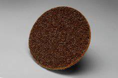3M Scotch-Brite surface conditioning disc, 6-inch non-woven coarse disc with no hole for surface finishing and cleaning.