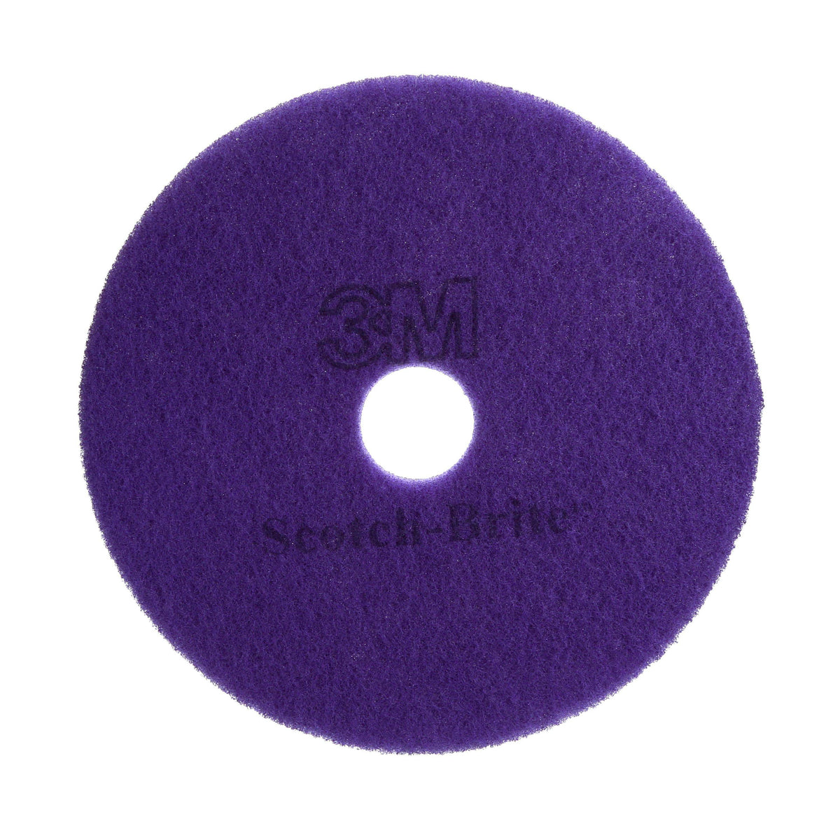 3M Scotch-Brite Purple Diamond Floor Pad Plus, 27-inch non-woven floor pad for cleaning and polishing surfaces.