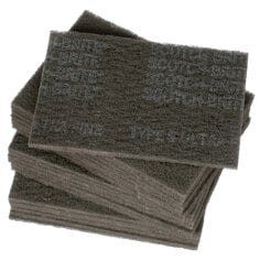 3M Scotch-Brite SB14049 - Non-Woven Pads Scotch-Brite 7448B Grey Case 6x9 7100089226 - eGrimesDirect