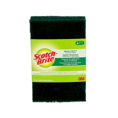 3M Scotch-Brite SB411 - Scotch-Brite Heavy Duty Scour Pad 4 Pack 7000136859 - eGrimesDirect