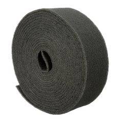 3M Scotch-Brite Clean &amp; Finish Roll A Fine non-woven abrasive roll, 6-inch by 30 feet, used for surface finishing and cleaning.