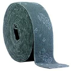 3M Scotch-Brite SB28176 non-woven production clean and finish roll, very fine grit, 6-inch by 30-foot abrasive roll.