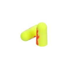 3M E-A-Rsoft Yellow Neon Blasts uncorded earplugs in non-woven sponge material, designed for hearing protection.