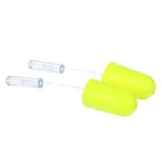 3M E-A-Rsoft Yellow Neons large probed test plug, non-woven sponge, hearing protection accessory, designed for ear testing.