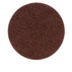 3M Buff & Blend Hook & Loop Vacuum Disc with aluminum oxide, 6-inch non-woven Velcro-backed disc for polishing and blending tasks.