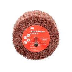 3M Scotch-Brite AB05975 finishing flap brush, coarse non-woven wheel, 3-inch diameter for surface finishing and grinding.