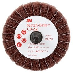 3M Scotch-Brite AB83657 - Scotch-Brite Combi-Wheel Hp-Combi-R Grade 80 2 1/2 in x 1 1/4 in 7000077912 - eGrimesDirect
