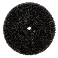 3M Scotch-Brite SB01012 Clean & Strip Unitized Wheel 7S Extra-Coarse, 3-inch diameter, non-woven abrasive wheel for surface cleaning.