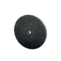 3M Scotch-Brite SB15529 non-woven unitized wheel, 2-inch diameter, 1/4-inch thickness, medium grit, for surface finishing and grinding.