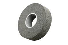 3M Scotch-Brite SB17219 EX2 deburring wheel, 8-inch non-woven wheel with medium abrasive for metal finishing and surface smoothing.
