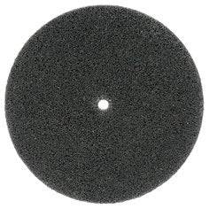 3M Scotch-Brite SB31291 5-inch non-woven unitized wheel with 1/4-inch thickness, fine grit for surface finishing and polishing.