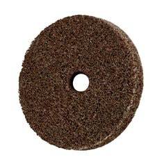 3M Scotch-Brite SB50678 Exl Unitized Wheel, 2x1 inch, coarse non-woven wheel for grinding and surface finishing.