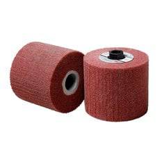 3M Scotch-Brite SB55746 Match &amp; Finish Flap Brush, 4.5-inch non-woven wheel for fine polishing and finishing tasks.