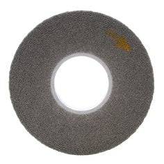 3M Scotch-Brite SB57789 non-woven wheels for light deburring, 8-inch diameter, 1-inch width, fine grit, durable abrasive tool.