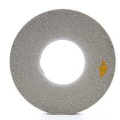 3M Scotch-Brite SB69152 Exl Deburring Wheel, 8-inch medium non-woven wheel with 12 x 2 x 5-inch dimensions for surface finishing.
