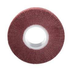 3M Scotch-Brite SB69302 non-woven finishing flap wheel, 8x2x3 inch, designed for polishing and finishing surfaces.