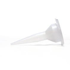 3M 08188 Flex Pack Nozzle, opaque plastic nozzle for industrial use, shown in a box with multiple nozzles attached