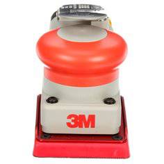 3M AB20331 pneumatic orbital finishing sander with 4-inch pad, non-vacuum, 10,000 RPM random orbital sander for finishing.