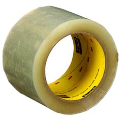 3M Scotch 375+ - High Tack Box Sealing Tape Clear (72 mm x 50 m) 7100215467 - eGrimesDirect