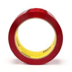 3M Scotch 373 red box sealing tape, 48mm x 50m, packaging tape in red color for sealing boxes and cartons.