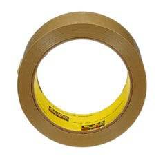 3M Scotch 373 tan box sealing tape, 48 mm x 914 m, durable packaging tape for secure sealing and shipping.
