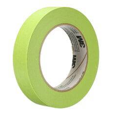 3M Industrial Painter's Tape 205 Green, 5 mil, 0.71 inch wide, 60 yards long, used for painting and masking projects.