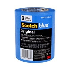 3M ScotchBlue 2090-48EP3 - Original Multi-Surface Painter's Tape (1.88 Inch x 60 Yards) 3 rolls/pack 7100188352 - eGrimesDirect