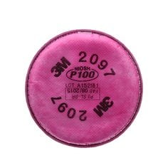 3M 2097 - P100 Particulate Filter Filter Pair with nuisance level organic vapour relief 7000029657 - eGrimesDirect