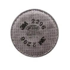 3M 2296-P100 advanced particulate filter with nuisance level acid gas relief, designed for respiratory protection and filtration.
