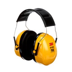 3M H9A - Earmuff Peltor Optime 98 Over The Head Black And Yellow 7000009670 - eGrimesDirect