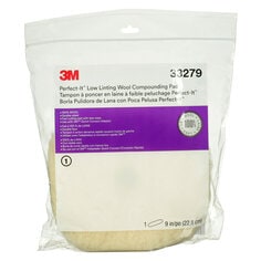 3M 33279 - 3M Perfect-It Low Linting Wool Compounding Pad 9 in 6/Case 3M 7100145353 7100145353 - eGrimesDirect