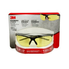 3M 47072H1-DC - 3M Performance Eyewear Classic Design Black & Grey Frame Yellow Anti-fog Lens 4/Case 3M 7100166620 7100166620