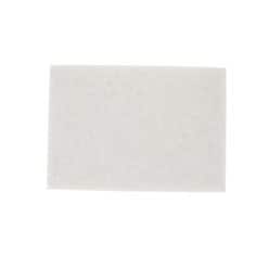 3M White Super Polish Pad 4100, 28x14 inches, for polishing surfaces, durable polishing pad from 3M.