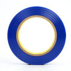 3M 8902-1X72 blue polyester tape, 3.4 mil thick, 1 inch wide and 72 yards long, shown in the image.