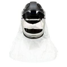 3M Versaflo M-405 helmet assembly with standard visor and shroud for powered respiratory protection.