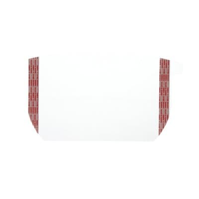 Clear peel-off visor cover for 3M Versaflo S-922 powered respirator, protects the face shield from debris and contamination.